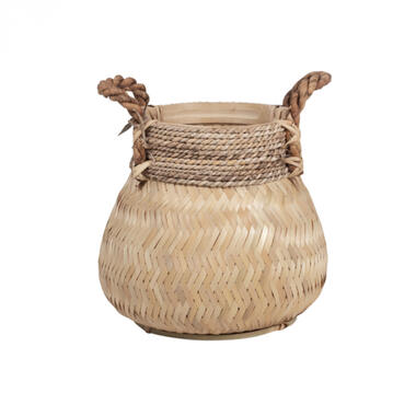 Giga Meubel Basket Bamboe - 34x34x24cm - Naturel - Bamboo Naturel product