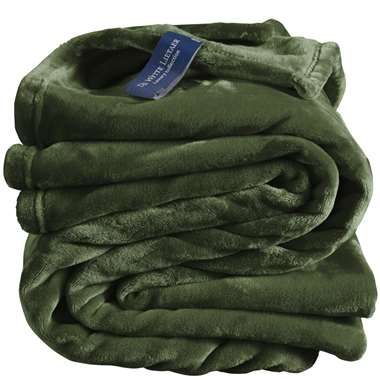 De Witte Lietaer Fleece deken Cosy Khaki - 150 x 200 cm - Groen product