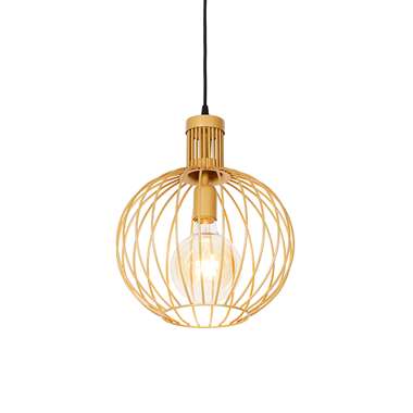 QAZQA Design hanglamp goud 30 cm - Wire Dos product