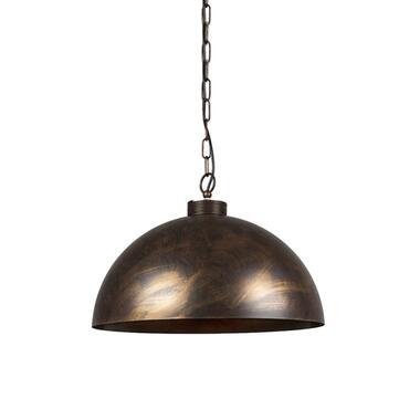 QAZQA IndustriÃ«le hanglamp roestbruin 50 cm - Magna Classic product