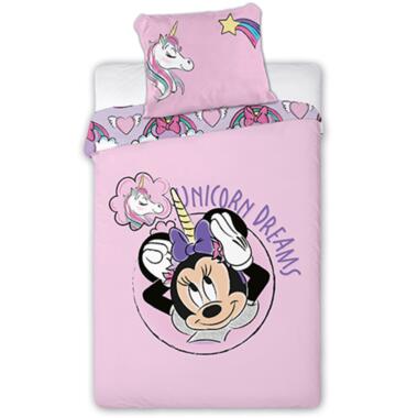Disney Minnie Mouse Dekbedovertrek Unicorn Dreams - 140 x 200 cm - Katoen product