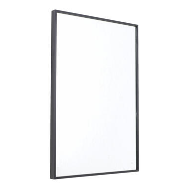 Fragix York Wandspiegel - Zwart - Aluminium - 60x40 product