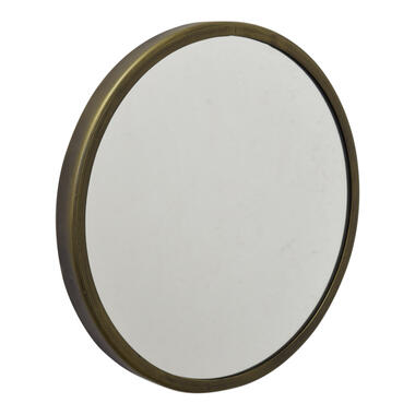 LOFT42 Mirror Spiegel Rond L Antiek Messing - Metaal - Ø45 product