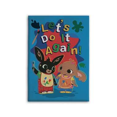 Bing Bunny Fleeceplaid Let's do it again - 110 x 140 cm - Polyester product