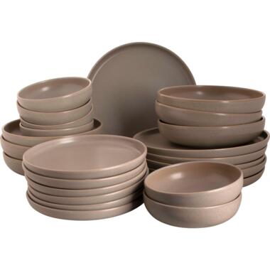 Palmer Serviesset Sandy Loam Stoneware 6-persoons 24-delig Grijs product