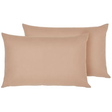 ALMYROS - Tuinkussen set van 2 - Beige - 50 x 70 cm - Polyester product