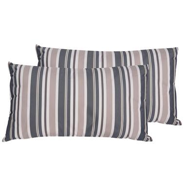 KASTOS - Tuinkussen set van 2 - Multicolor - 40 x 70 cm - Polyester product