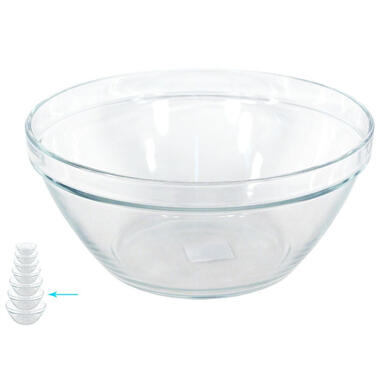 Gerim Saladeschaal Pompei - glas - 2.5 liter - 23 cm product