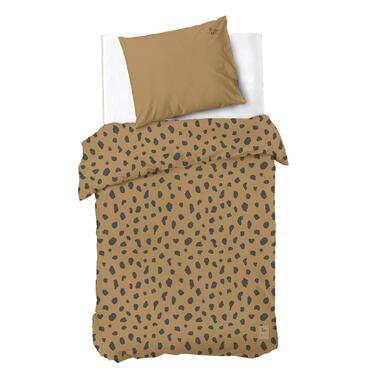 Dindi Home - Dekbedovertrek Spotty Spots - 140x220 cm - Cognac product