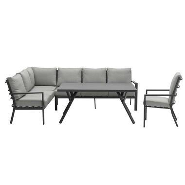 Garden Impressions Senja lounge dining set L + stoel - d. grijs product