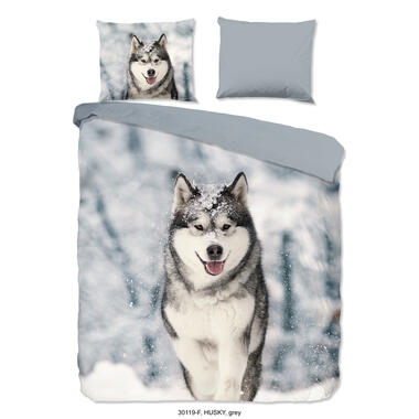 Good Morning Dekbedovertrek Flanel Husky-1-persoons (140 x 200/220 cm) product