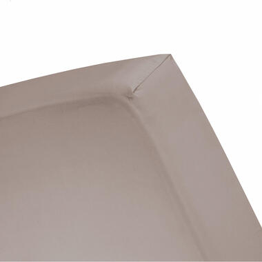 Cinderella hoeslaken - Tot 25cm matrashoogte - Jersey - 80/90x200 cm - Taupe product