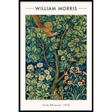 Walljar - William Morris - Cock Pheasant - Poster met lijst / 60 x 90 cm product