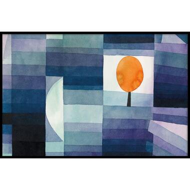 Walljar - Paul Klee - The Harbinger Of Autumn - Poster met lijst / 30 x 45 cm product