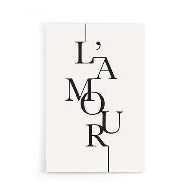 Walljar - L'Amour - Poster / 60 x 90 cm product