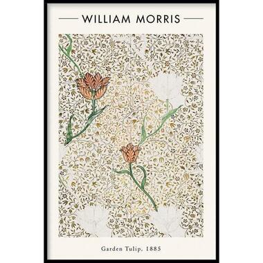 Walljar - William Morris - Garden Tulip - Poster met lijst / 40 x 60 cm product