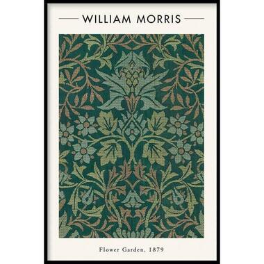 Walljar - William Morris - Flower Garden - Poster met lijst / 40 x 60 cm product