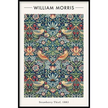 Walljar - William Morris - Strawberry Thief - Poster met lijst / 40 x 60 cm product