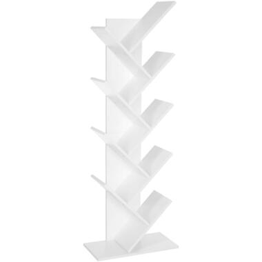 Parya Home - Witte Boekenkast - Staande Boekenkast - 8 Planken - Hout product