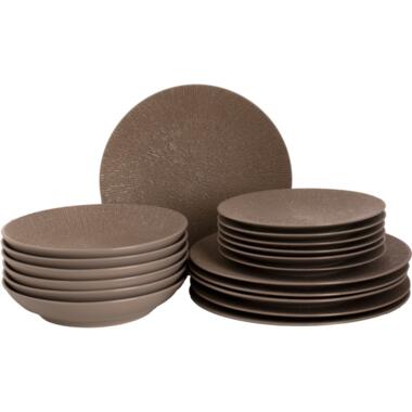 Palmer Bordenset Cubical Stoneware 6-persoons 18-delig Grijs product