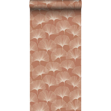 ESTAhome behang - ginkgo bladeren - terracotta - 0,53 x 10,05 m - 139371 product