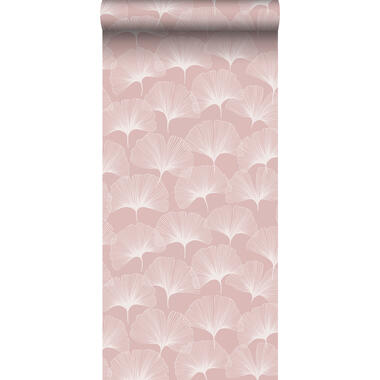 ESTAhome behang - ginkgo bladeren - zacht roze - 50 x 900 cm - 139372 product