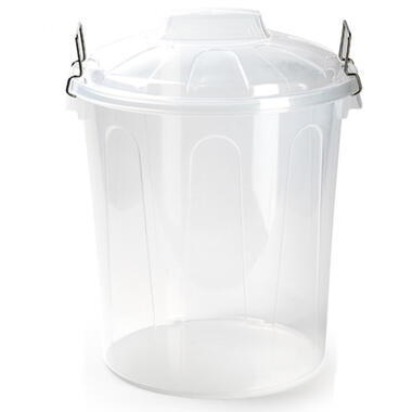 Plasticforte Afvalemmer - transparant - 21 liter - 35x33x42,5 cm product