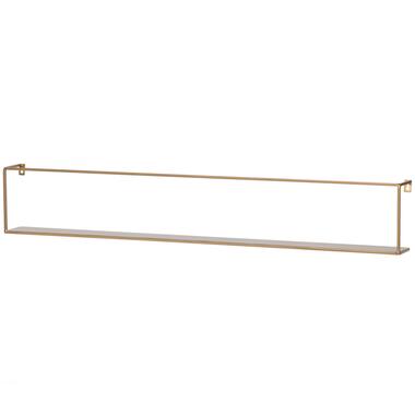 WOOOD Meert Wandplank - Metaal - Goud - 16x100x8 product