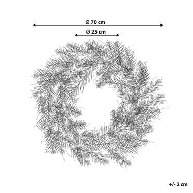 SUNDO - Krans - Wit - Synthetisch materiaal product