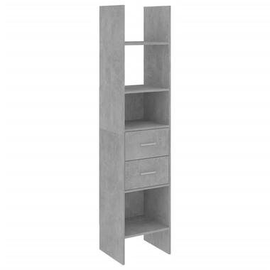 vidaXL Boekenkast 40x35x180 cm bewerkt hout betongrijs product