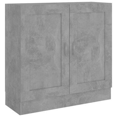 vidaXL Boekenkast 82,5x30,5x80 cm spaanplaat betongrijs product