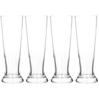 Bierglazen - 4 stuks - glas - 370 ml product