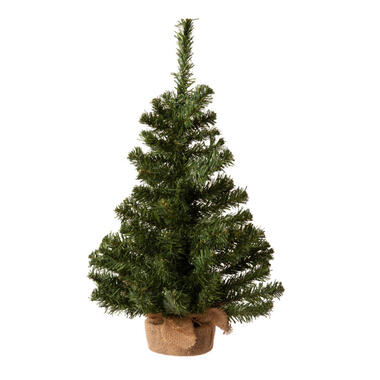 Everlands Kerstboom - kunst - mini - inclusief versiering - 60 cm product