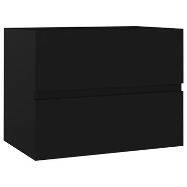 vidaXL Wastafelkast 60x38,5x45 cm spaanplaat zwart product