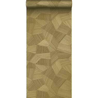Origin Wallcoverings eco-texture vliesbehang - grafisch 3D motief - goud product