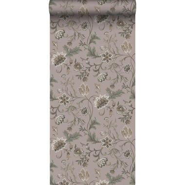 ESTAhome behang - vintage bloemen - oudroze - 50 x 900 cm - 139414 product