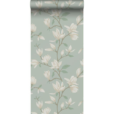 ESTAhome behang - magnolia - celadon groen - 0.53 x 10.05 m - 139405 product