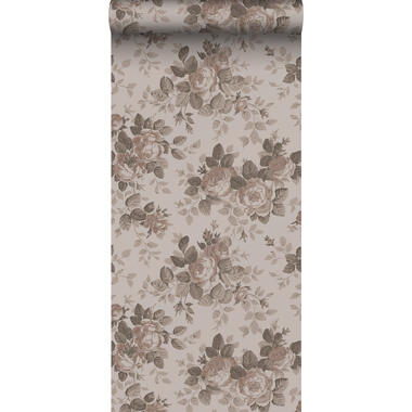 ESTAhome behang - vintage bloemen - oudroze - 50 x 900 cm - 139404 product