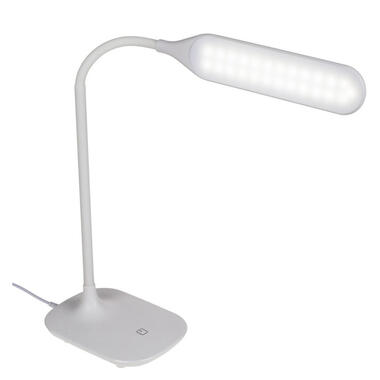 Bureaulamp - wit - oplaadbaar - verstelbaar - inclusief USB-oplaadkabel - 40 cm product