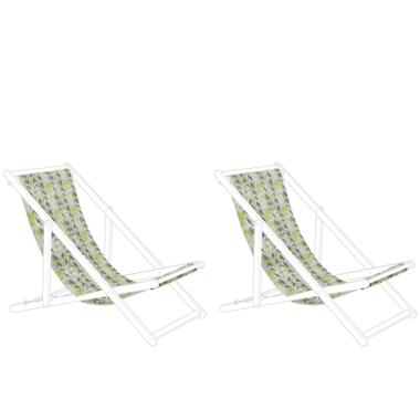 Beliani Stoffen hoes voor stoel Stoffbezug ANZIO/AVELLINO - geel polyester product