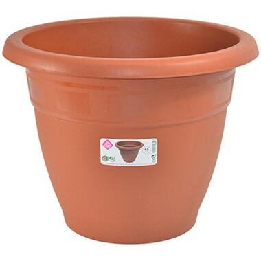 Hega Hogar Plantenpot/bloempot - D45 cm - terra cotta kleur product