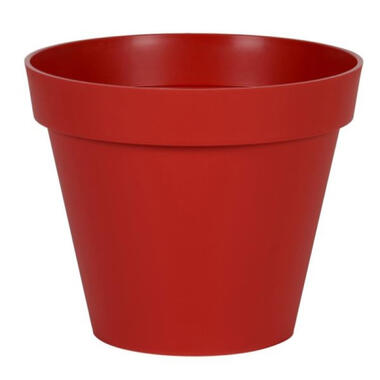 EDA Bloempot - Toscane - rood - kunststof - D40 x H32 cm - 23 liter product