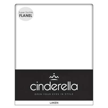 Cinderella Flanellen Lakens Wit-300 x 260 cm product