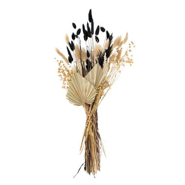 Droogbloemen – Veldboeket – Zwart/wit – Maat L – ↕50-60 cm product