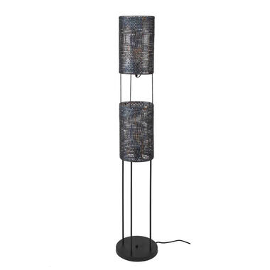 Vloerlamp 150cm - Bruin/Zwart - Metaal - 2-Lichts product