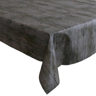 Bellatio design Tafelzeil - houtlook - binnen en buiten - 140 x 250 cm product
