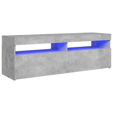 vidaXL Tv-meubel met LED-verlichting 120x35x40 cm betongrijs product