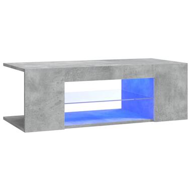vidaXL Tv-meubel met LED-verlichting 90x39x30 cm betongrijs product