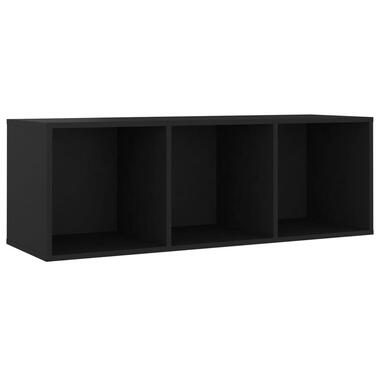 vidaXL Tv-meubel 107x35x37 cm spaanplaat zwart product