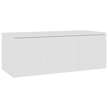 vidaXL Tv-meubel 80x34x30 cm bewerkt hout wit product